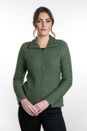 Shaped Zip Possum Merino Jacket